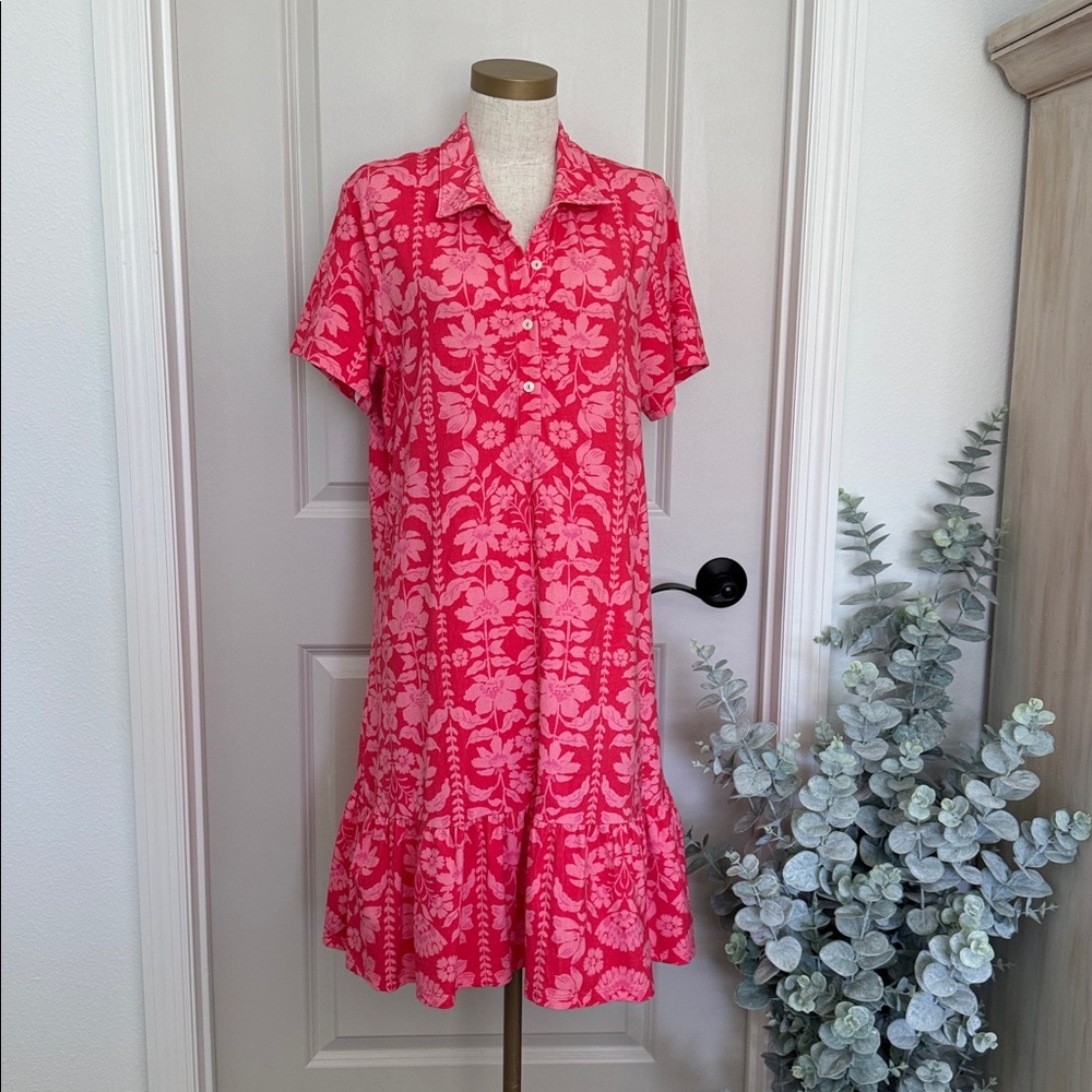 Spartina 449 Joelle Polo Dress McAllister floral vines